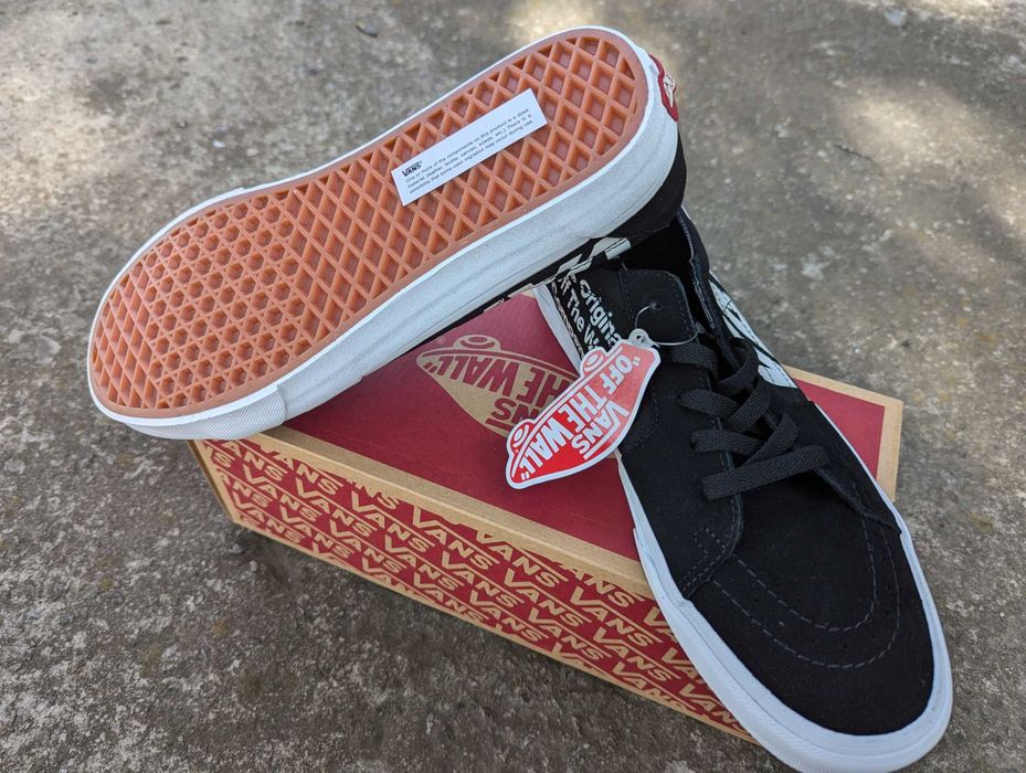 Vans SK8-low Мужские кеды. Кожа. Оригинал.