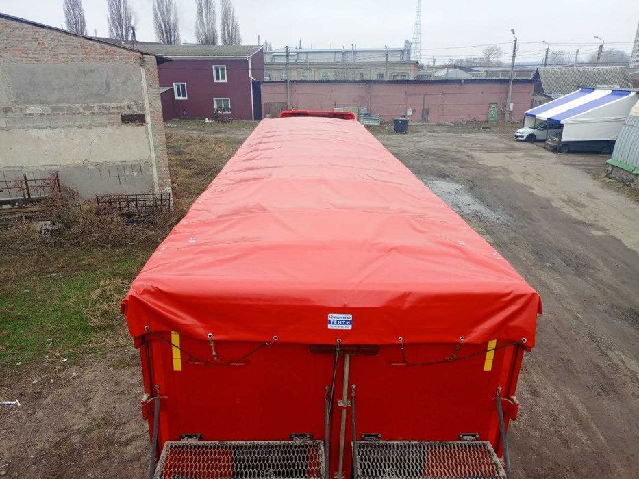 Полог на зерновоз, накидка на самоскид, тент на зерновоз