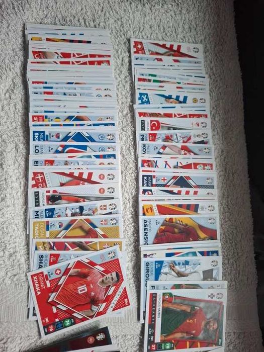 Lote Cartas Topps Match Attax Seleções
