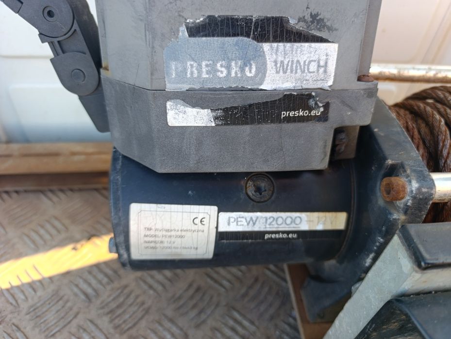 Wyciągarka Elektryczna PRESKO WINCH 12000 LBS