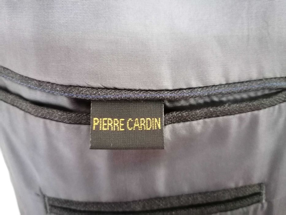Elegancki garnitur męski ciemny Pierre Cardin