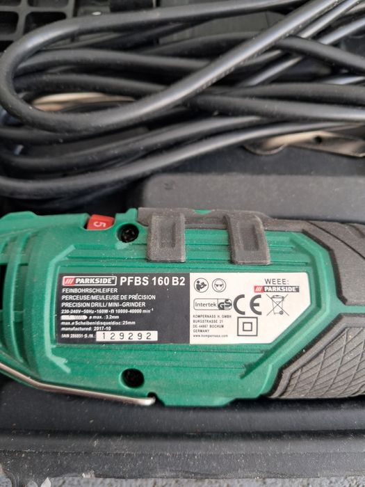 Perfuradora-Lixadora de precisão PARKSIDE
