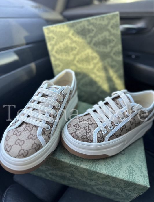 Кросівки жіночі високі Гуччі Гуччи на високій підошві 37 38 39 40 41