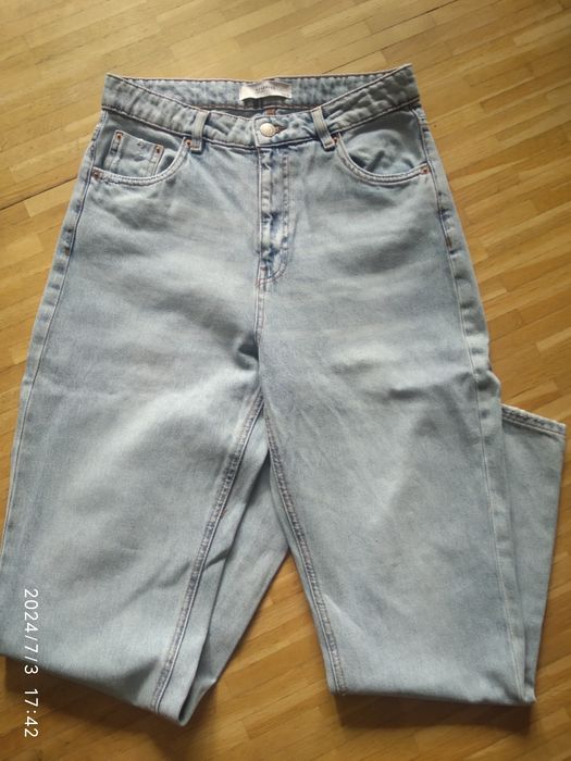 Jeansy damskie Reserved 38 mom fit