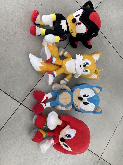 Sonic The Hedgehog ORYGINALNE 5szt. ok.30cm i Squishmallows Sonic