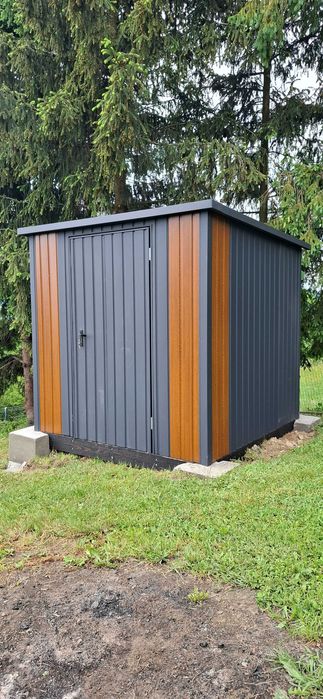 NOWY Domek narzędziowy 2x2 m | Garaż blaszany, szopa ogrodowa, schowek