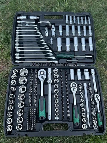 Набір інструментів 216 предметів 1/4" 3/8" 1/2" (4-32 мм) Німеччина