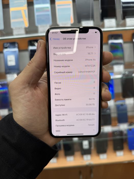 iPhone XS 64 Gb gold Neverlock  акб 98%
