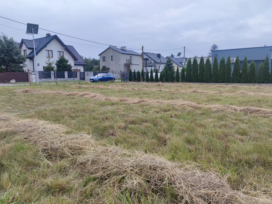 Działka ogrodzona 1025 m2 blisko Plocka