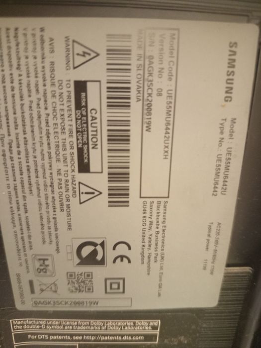 Telewizor Smart Samsung 55 cali