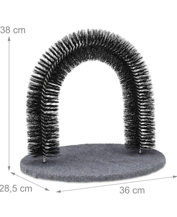 Relaxdays drapak dla kota łuk, w zestawie kocimiętka