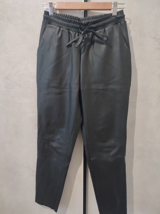 Шкіряні брюки мом