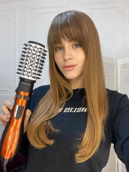 Фен щетка расческа браш с вращением/ вращающийся фен-браш, обертається