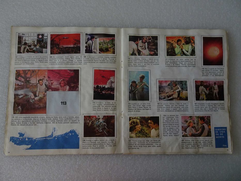 Caderneta de cromos Espaço 1999 (Faltam 25 cromos)