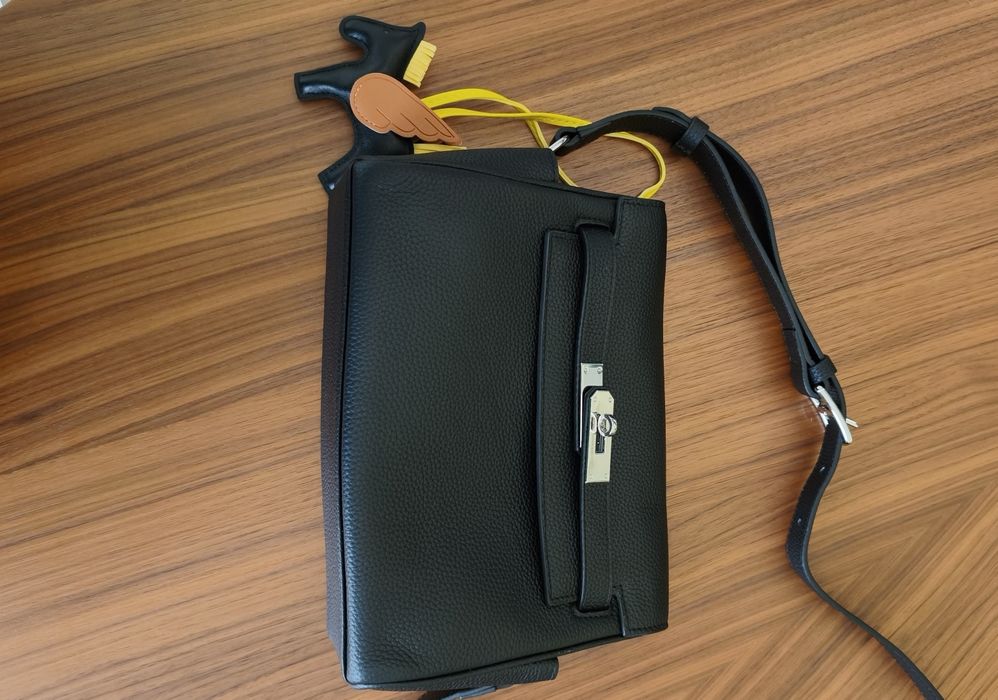 Сумка  Hermes /  Kelly Messenger   24 см в коже  togo
