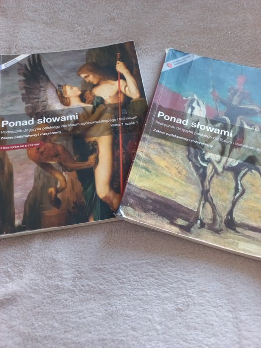 Podręczniki J.polski Ponad słowami 1 cz. 1 i 2