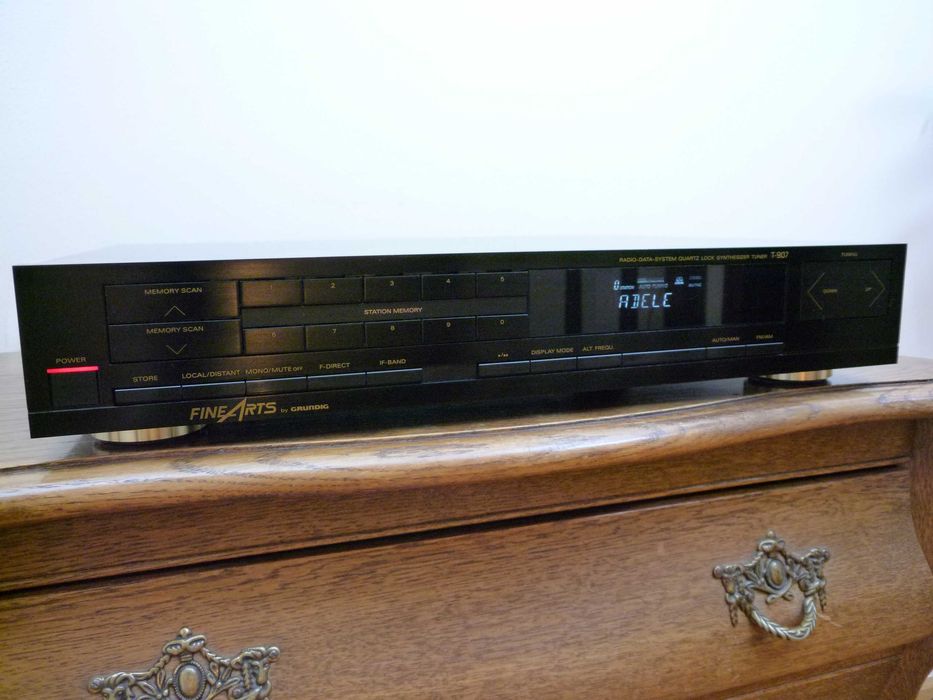 GRUNDIG T-907 Fine Arts tuner Vintage st. BDB Najwyższy Model