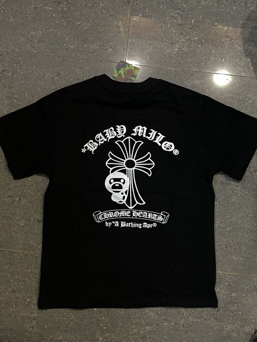 футболка bape x chrome hearts