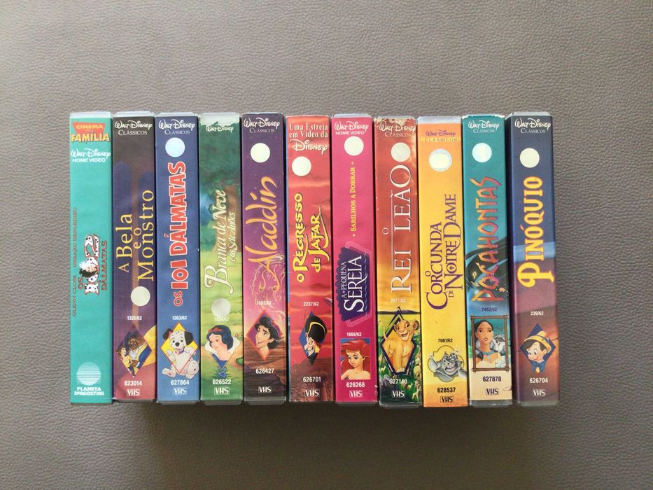 Cassetes VHS Walt Disney