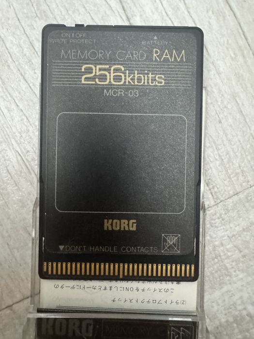 Karta pamięci Korg MCR-03 256 kbits Wrocław Psie Pole • OLX.pl