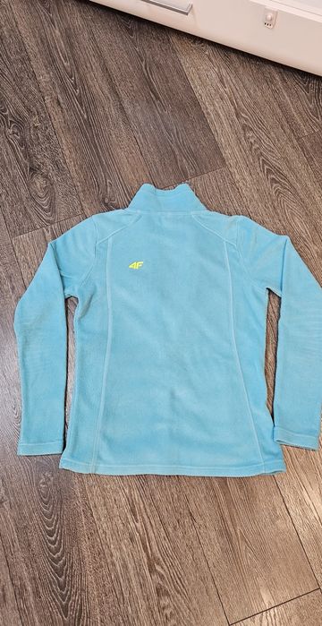 Голубая флисовая кофта спортивна, лыжная. 4F