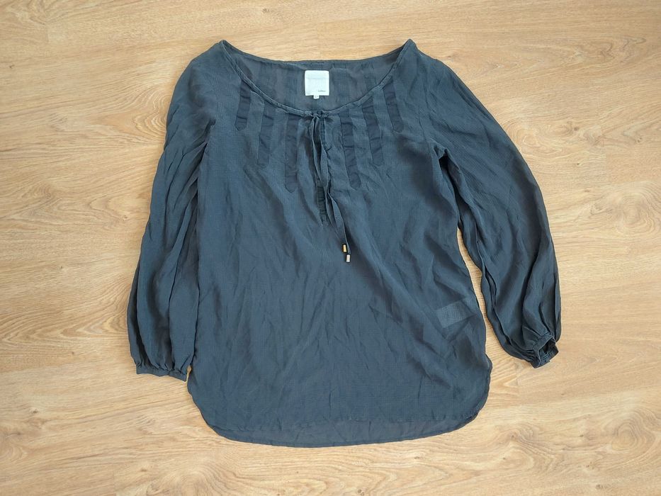 InWear czarna bluzka jedwabna damska, rozmiar L