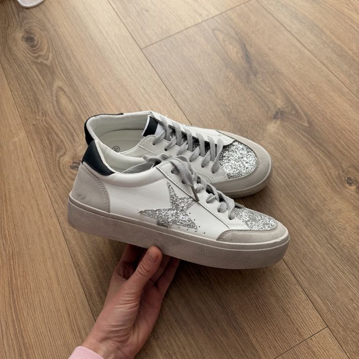 Нові кеди  в стилі golden goose ( стелька 24,5)