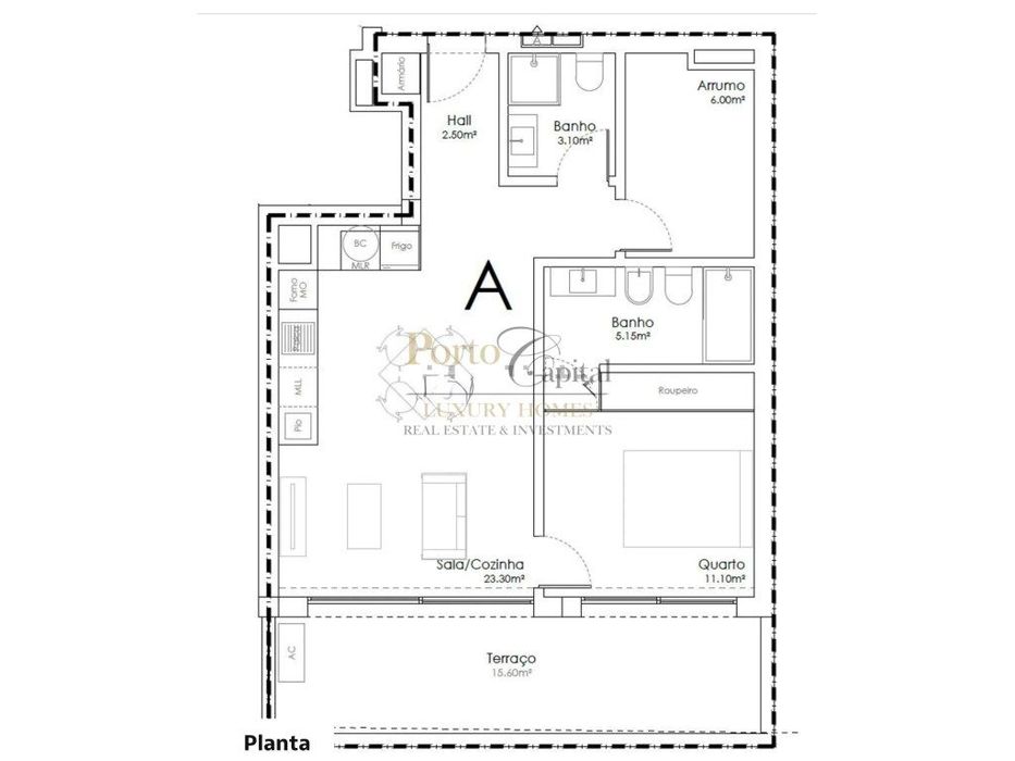 Apartamento novo com garagem Para Arrendamento em Vila Nova de Gaia