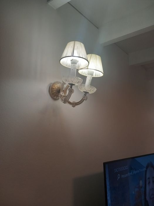 Candeeiro aplique de parede