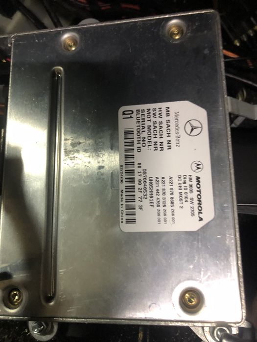 centralina bluetooth mercedes w221 class s