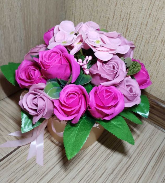 Букет мильні квіти "Ніжність" мильні букети подарунок