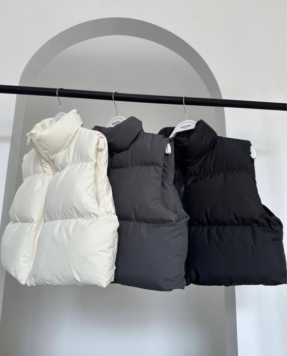 БЕЗКОШТОВНА ДОСТАВКА! Укорочена жіноча жилетка, дуда весіння жилетка