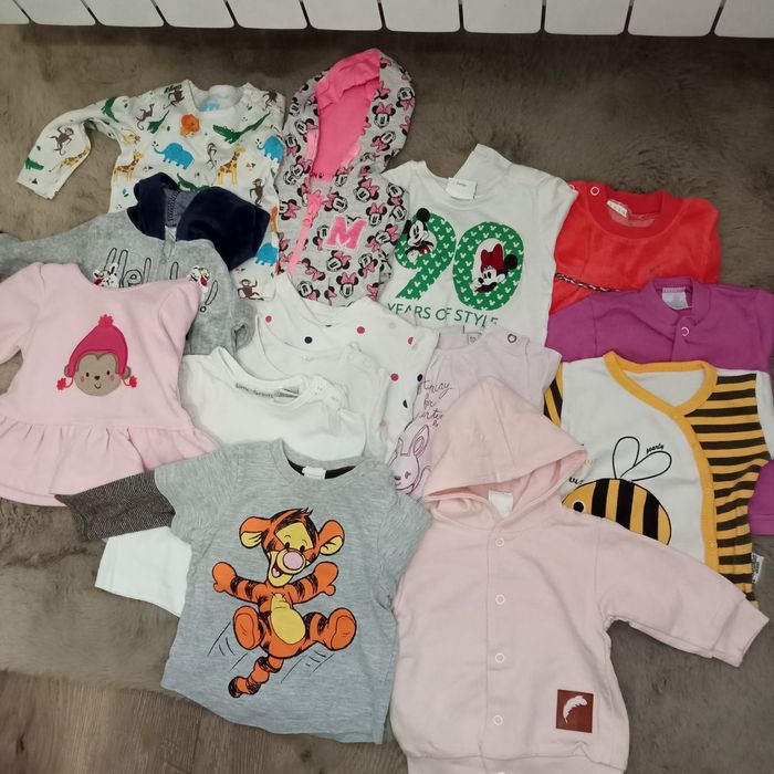 Ciuszki dla dziewczynki ubranka rozmiar 62-68