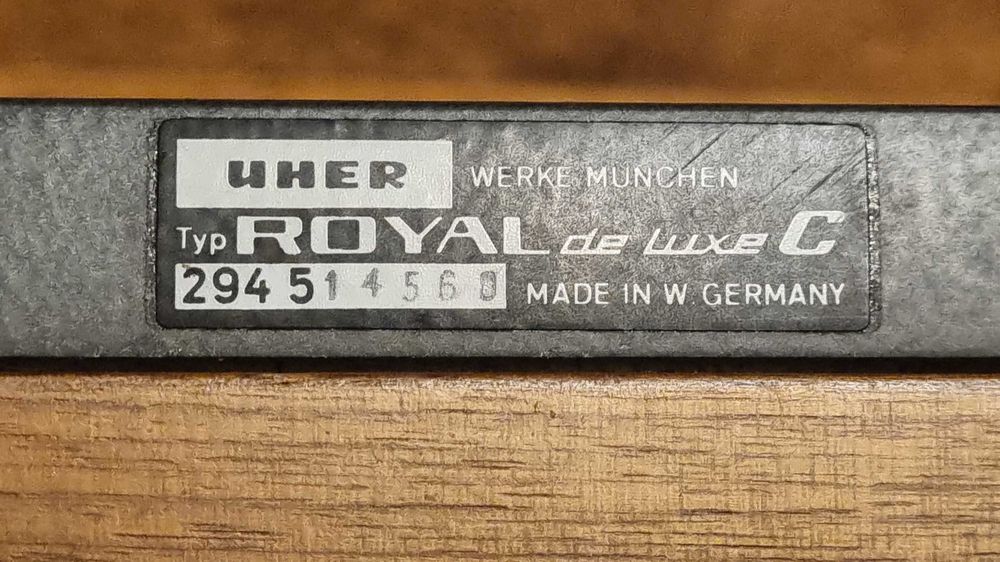 magnetofon szpulowy Uher Royal de Luxe