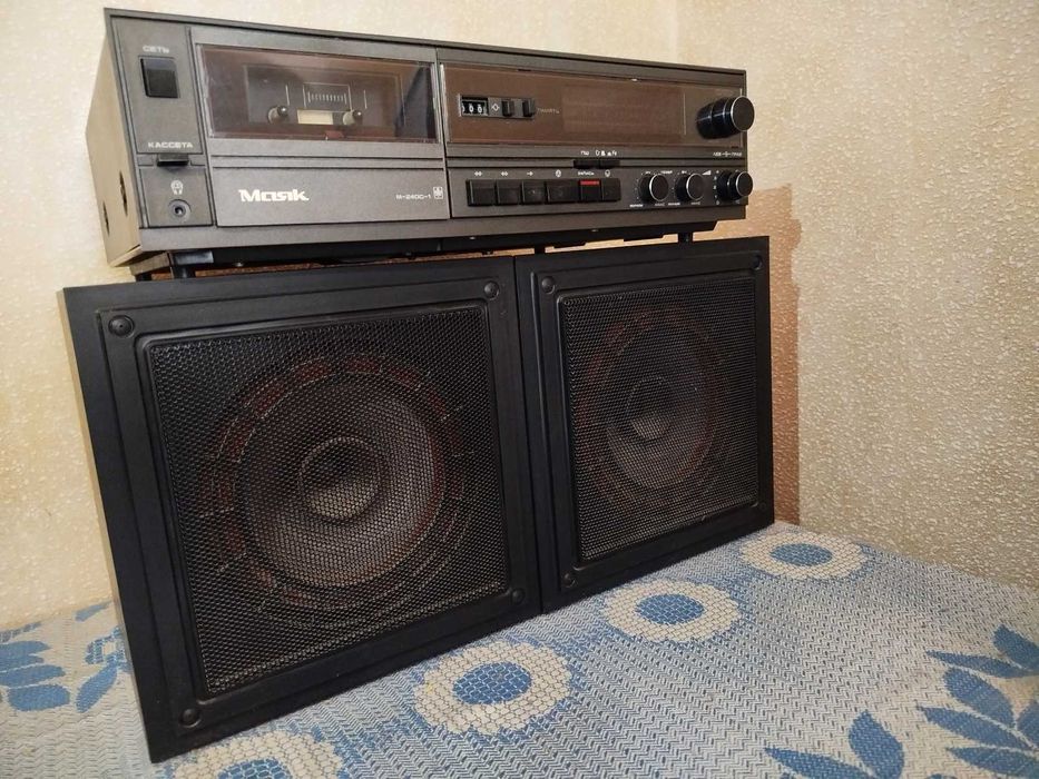 Магнітофон Маяк М-240С-1 з колонками