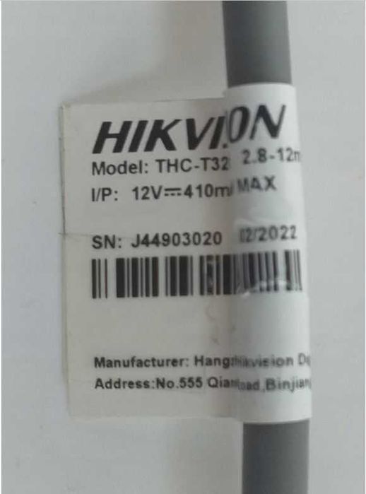 Kamera kopułowa Hikvision 1080 2Mpx THC-T320-VF