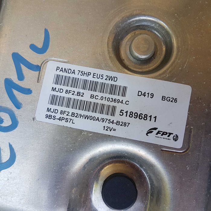 komputer moduł bsi kluczyk zestaw do odpalenia panda 1.3 euro 5 euro 4