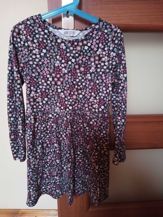 Sukienka wiosna/jesień H&M r. 122/128