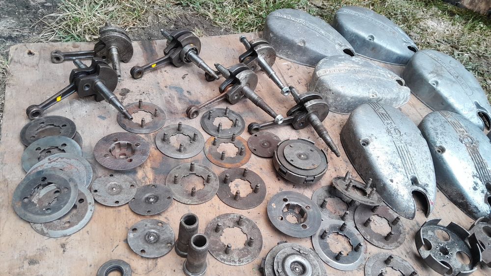 Części komar żak ryś simson romet wał wałek sprzęgło pokrywa silnik