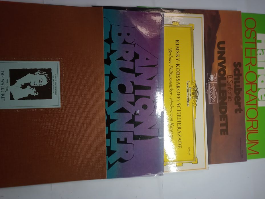 Zestaw 36 płyty winylowych gramofonowych. Czajkowski, Mozart i inni
