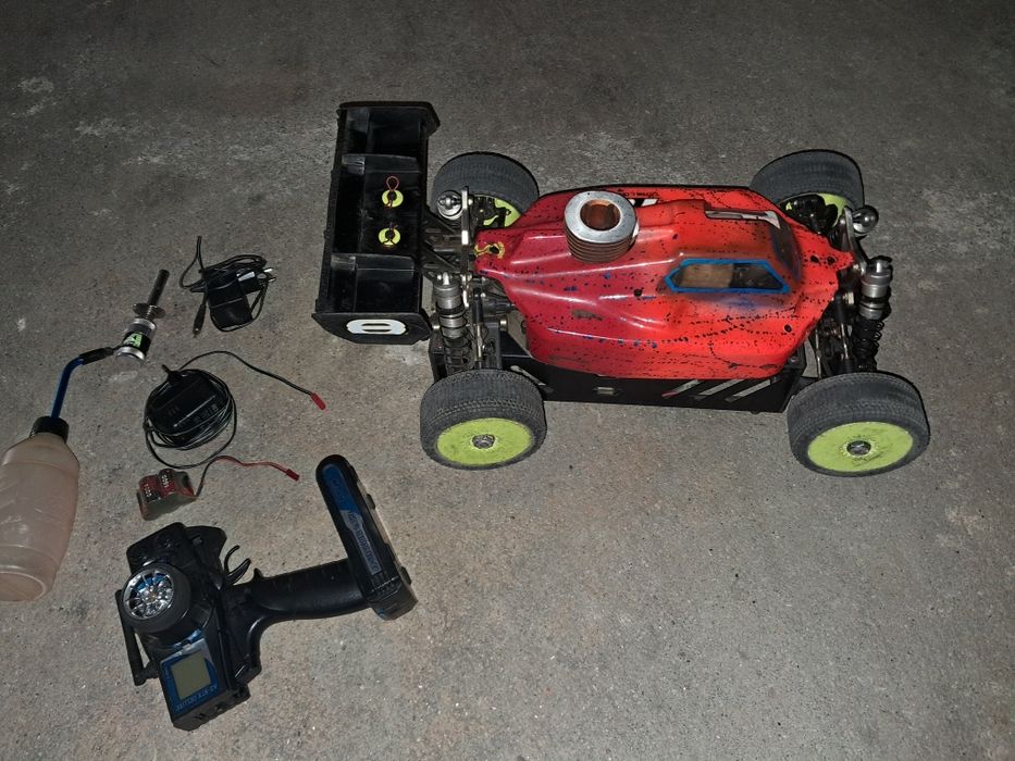 Carrinho nitro rc losi rb hpi xray mugen kyosho serpente carson futaba