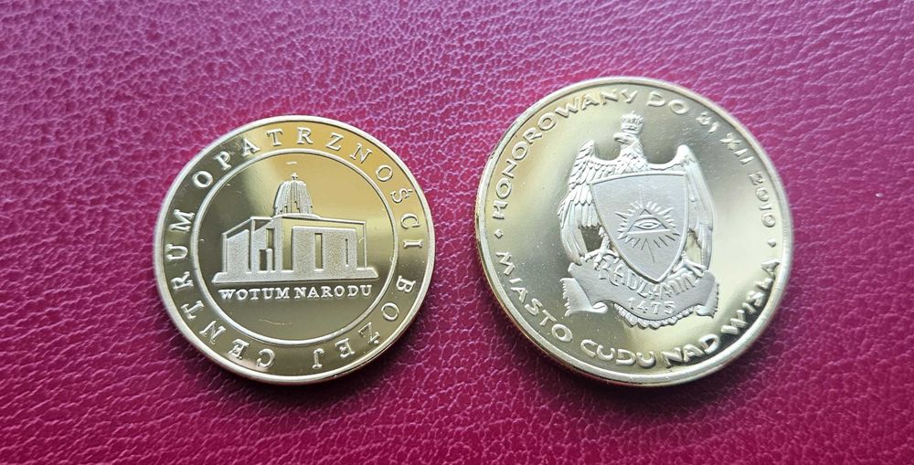 Zestaw 3 numizmatów Jan Paweł II