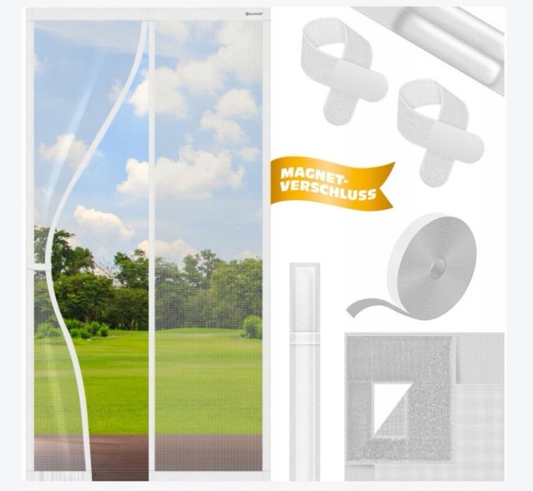 Moskitiera do drzwi 90 cm x 200