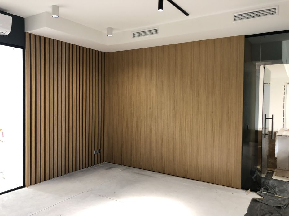 Шпоновані фасади та панелі.