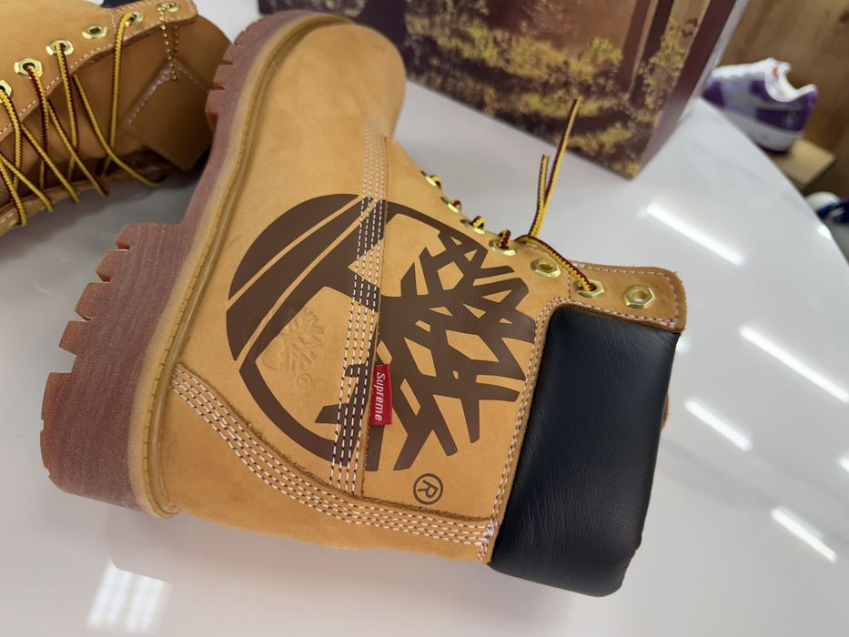 Черевики Timberland x Supreme Waterproof Big Logo Yellow