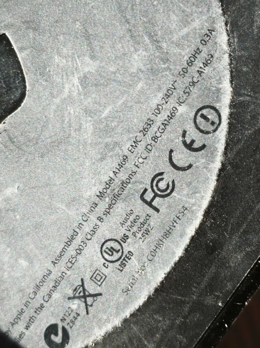 Apple tv com controlo remoto 3° geração