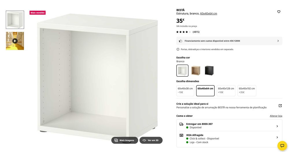 Móvel TV IKEA, Besta