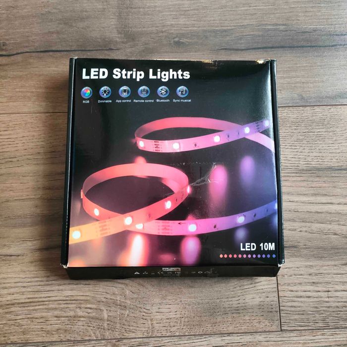 Taśma Smart LED RGB 10M + Pilot + Sterowanie Aplikacją / Do TV, Pokoju