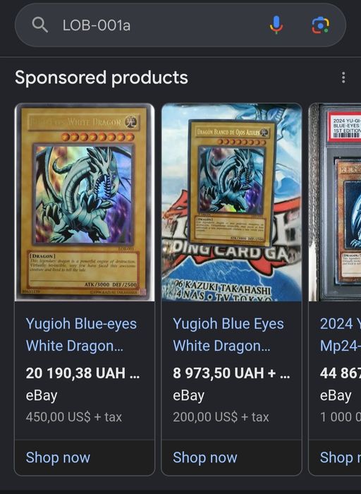 Yu-Gi-Oh! Blue-Eyes White Dragon