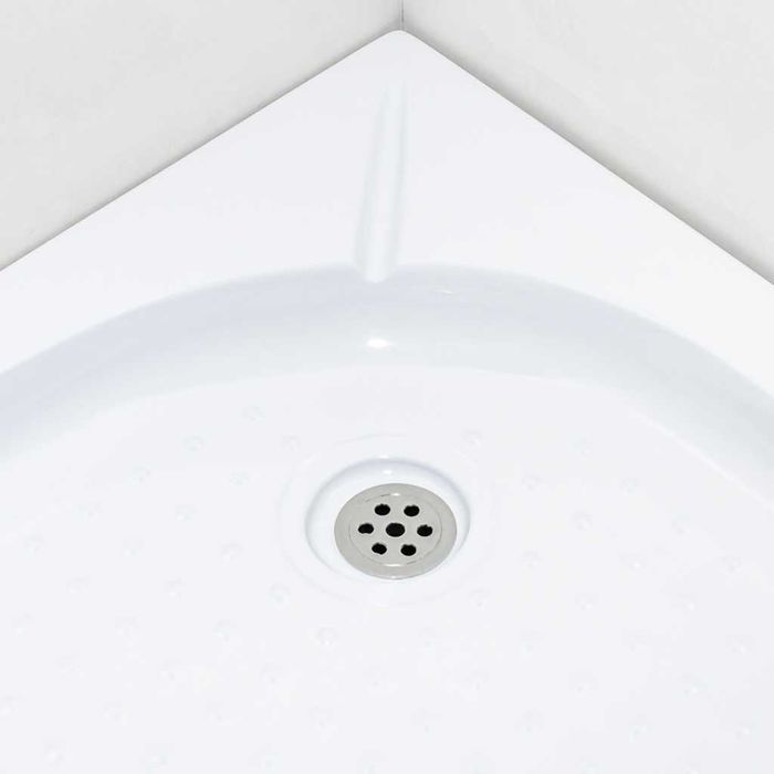 Душові кабіни на низькому піддоні 90х90см (скло тоноване та мозаїка)